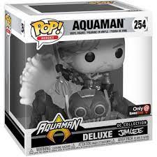 Aquaman Jim Lee Funko Pop! #254 Black and White - The Pop Central