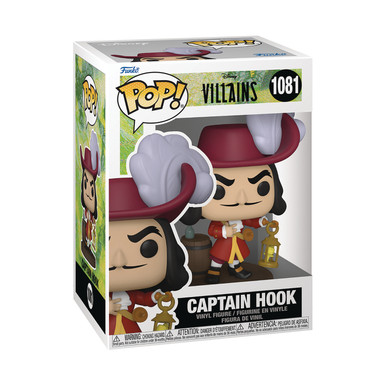 Funko POP! Disney Villains Captain Hook Black Light 1081 Hot topic Exclusive