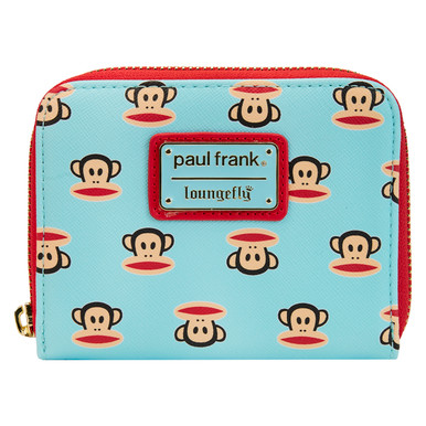 Portefeuille Zippé Loungefly Paul Frank Julius - Similicuir Imprimé Tête, Neuf Avec étiquettes