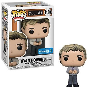 Funko Pop! The Office Ryan Howard Blonde Hair AND Black Hair Set of  2+Protectors