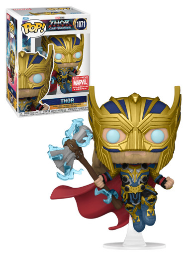 Gold Pop Figure Thor Gold Thor Funko Funko Pops! Thor #381 Gold Chrome  First 10 Years