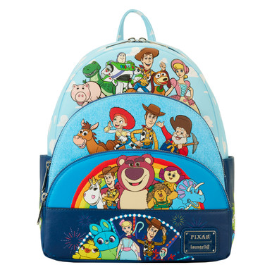 Loungefly Toy Story Movie Collab Triple Pocket Mini Backpack 