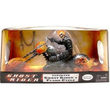 Marvel Select Ultimate Ghost Rider with Flaming Cycle Action Figure