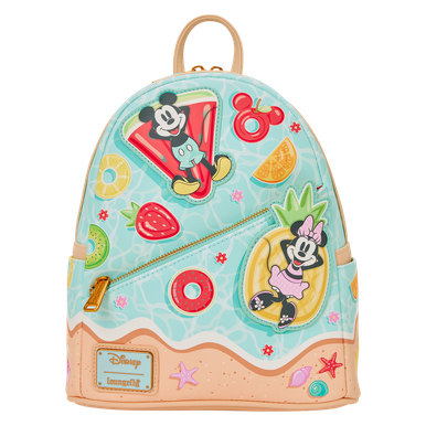 Disney Mickey & Minnie Beach Fun Mini Backpack Loungefly  display picture 1
