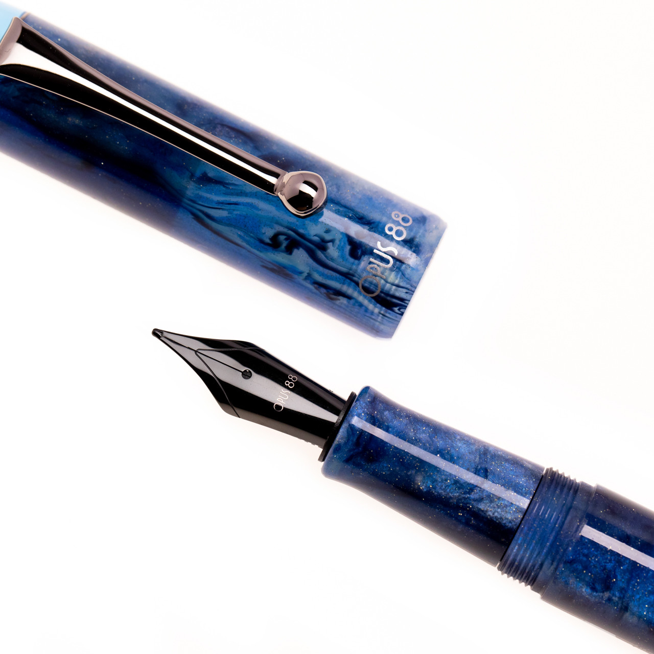 【新品】OPUS88 DEMO 万年筆 サファイアブルー Opus 88 Demo Fountain Pen - Sapphire