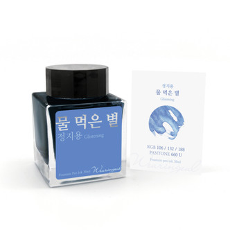 Wearingeul Jung Ji Yong Literature Ink - A Watery Star (Blue) 30ml
