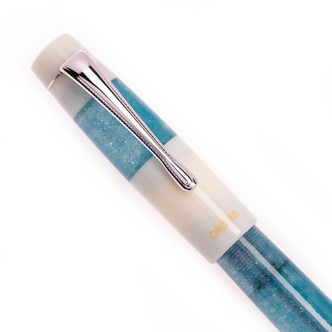 Opus 88 Fountain Pen - Koloro Blue & White