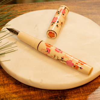 ZekPen Fountain Pen Sakura Design - Pink Flowers