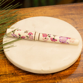ZekPen Fountain Pen Sakura Design - Purple Flowers