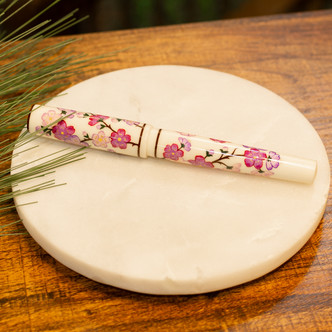 ZekPen Fountain Pen Sakura Design - Purple Flowers