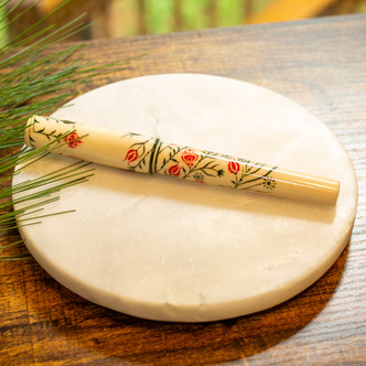 ZekPen Fountain Pen Tezhib Design - Red Flowers