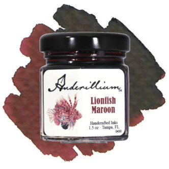 Anderillium Ichthyformes Series Fountain Pen Ink - Lionfish Maroon 1.5 oz Anderillium Ichthyformes Series Fountain Pen Ink - Lionfish Maroon 1.5 oz