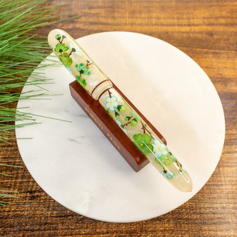 ZekPen Sakura Fountain Pen - Verdant Veil
