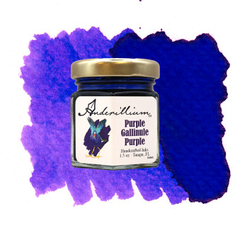 Anderillium Avian Series Fountain Pen Ink - Purple Gallinule Purple 1.5 oz