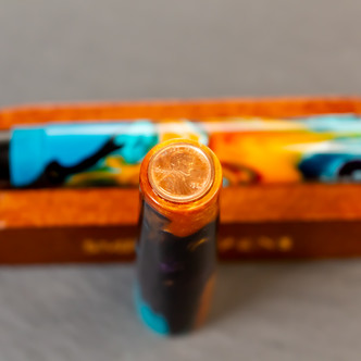 Dave Dollar Fountain Pen - Freedom Riptide Ember