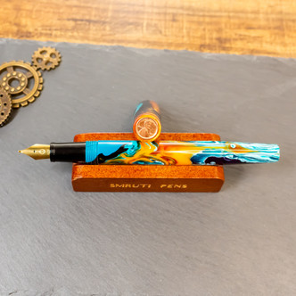 Dave Dollar Fountain Pen - Freedom Riptide Ember