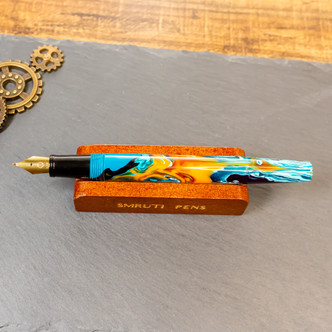 Dave Dollar Fountain Pen - Freedom Riptide Ember