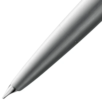 Lamy 2000 fountain pen, full stainless steel body with matte brushed finish and 14k gold nib — Medium