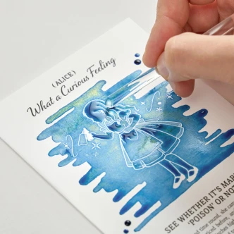 Wearingeul Alice’s Adventures in Wonderland Color Swatch Postcard Set