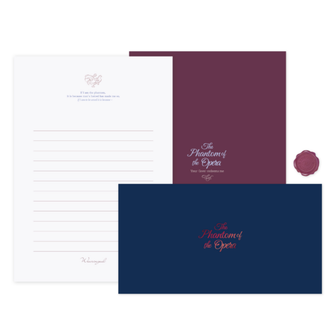 Wearingeul Literature Letter Set - The Phantom of the Opera