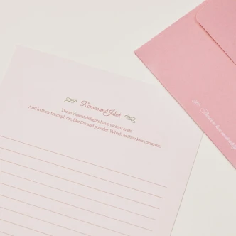 Wearingeul Literature Letter Set - Romeo and Juliet