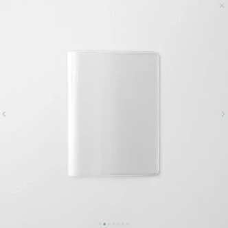 Midori MD Notebook A7 - Clear Cover