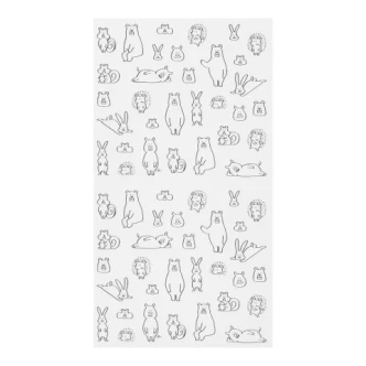 Midori Sticker - Chat Forest Animals