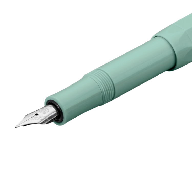 Kaweco Collection Smooth Sage - Penna Stilografica Sport Edizione Limitata, Pennino In Acciaio Larghezza B, Made In Germany, 13 Cm