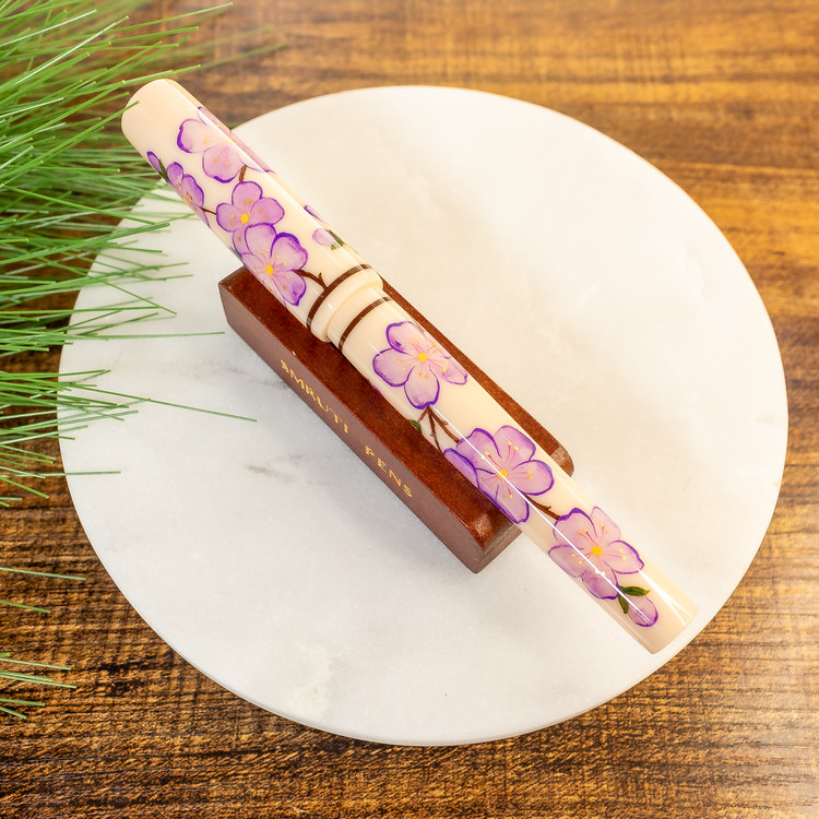 ZekPen Sakura Fountain Pen - Amethyst Bloom