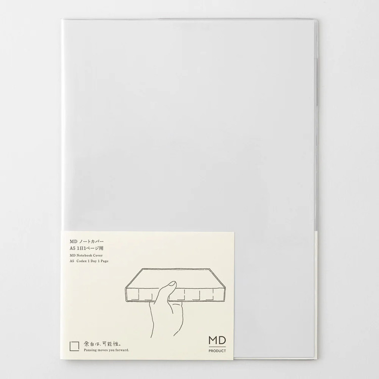 MD NOTEBOOK COVER CODEX 1 DAY 1 PAGE CLEAR - A5