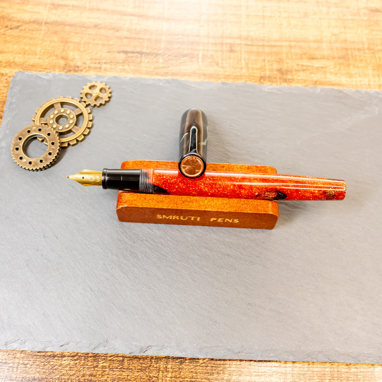 Dave Dollar Fountain Pen - Freedom Copper Black
