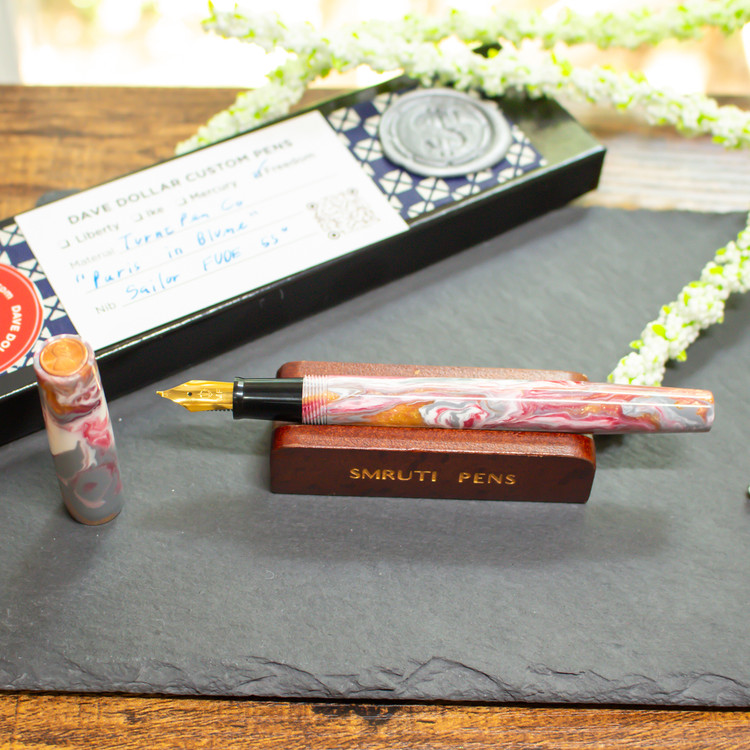 Dave Dollar Fountain Pen - Freedom Paris in Bloom