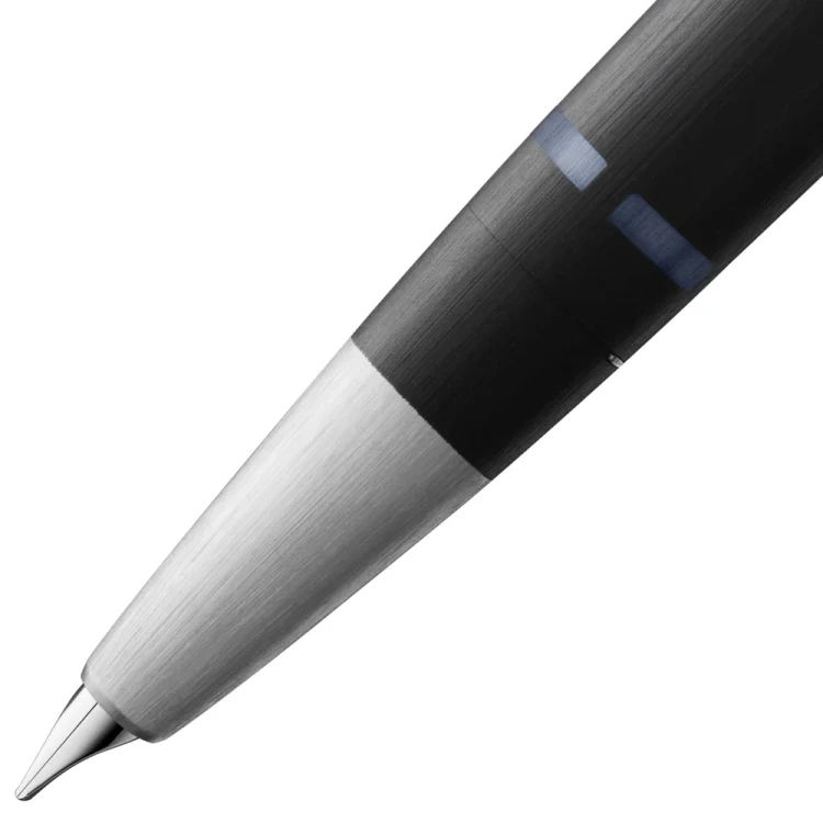 Lamy 2000 fountain pen with brushed stainless steel clip and 14k gold nib — Fine and Medium available