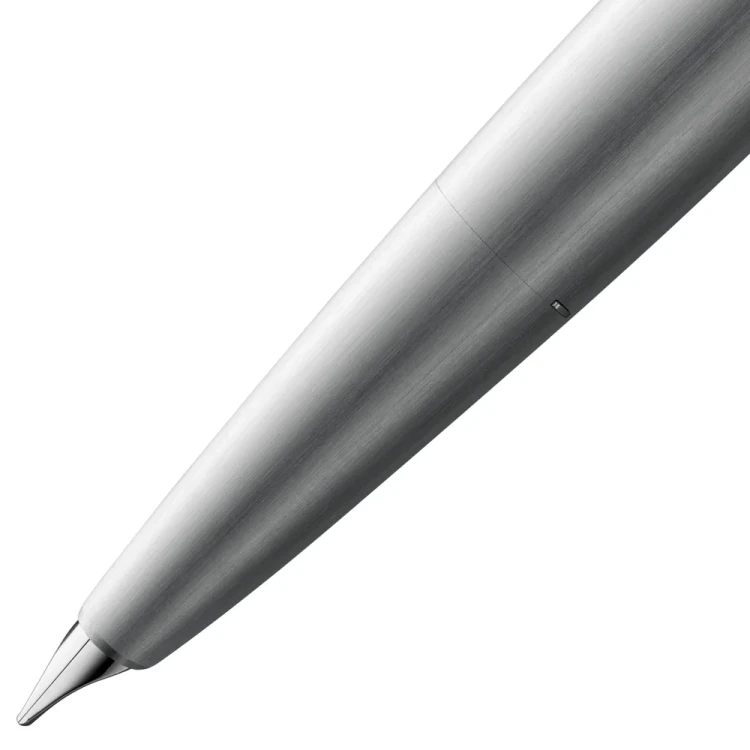 Lamy 2000 fountain pen, full stainless steel body with matte brushed finish and 14k gold nib — Medium