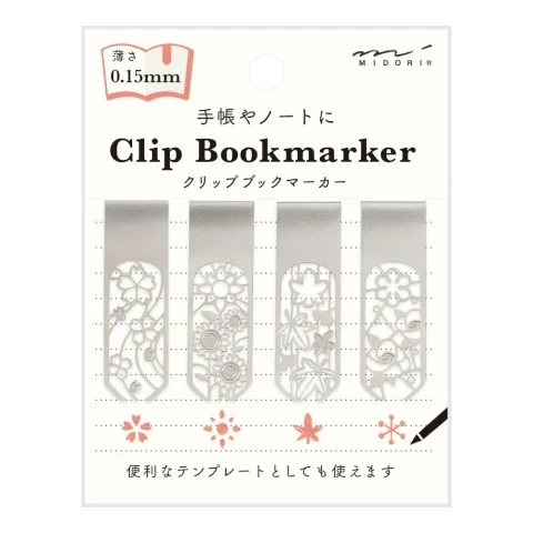 Midori Crip Bookmarker Flower