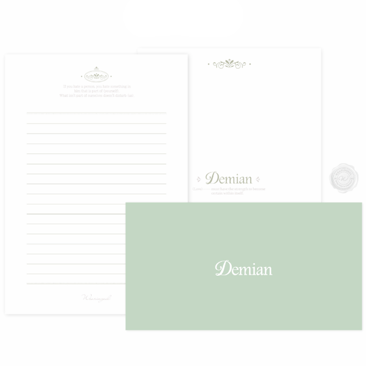 Wearingeul Literature Letter Set - Demian