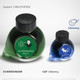 Colorverse Multiverse Schrodinger & Cat Ink - 2 Bottle Set (65ml + 15ml); Green, Blue
