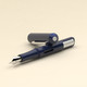 Endless Captiva Torque Filler Fountain Pen - Deep Ocean, Blue