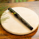 ZekPen Fountain Pen Tezhib Design - Orange Flowers on Black