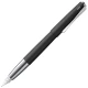 Lamy Studio fountain pen in matte black with polished steel propeller clip and steel nib