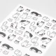 Midori Stickers - Chat Cat