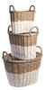 Oval Willow Baskets Set of 3