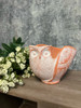 CEMENT OWL PLANTER -RED