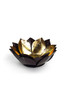 Gold Leafed Metal Lotus Bowls