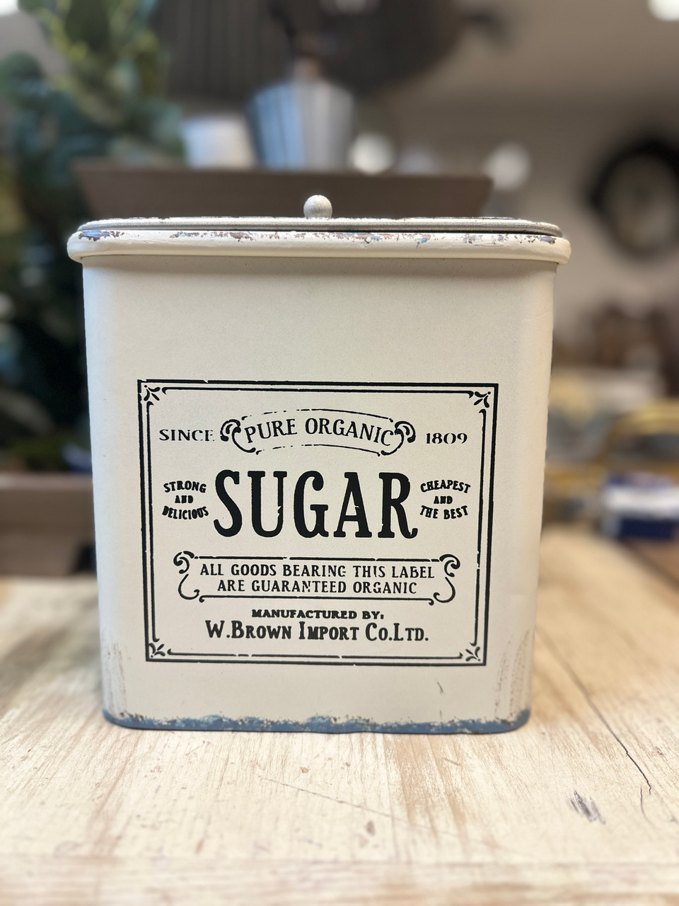 IRON SUGAR STORAGE BOX 