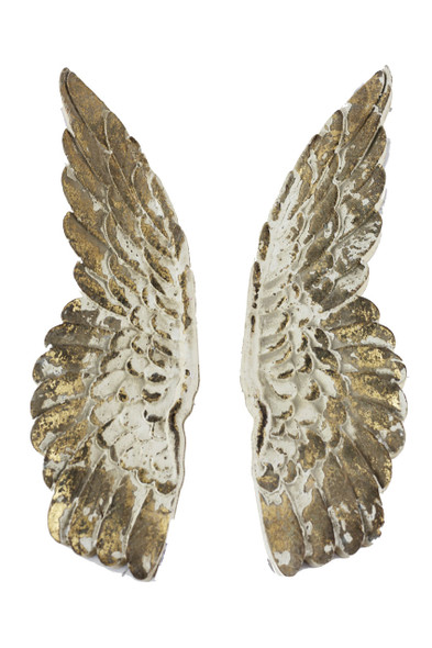 Hand Carved Wooden Angel Wings