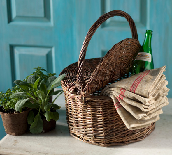 Handmade Willow Picnic Basket
