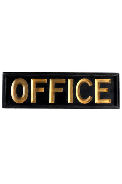 Wooden Office Sign