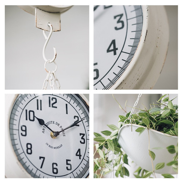 HANGING SCALE CLOCK