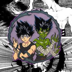 Hiei- Hard Enamel Pin - 90s Anime Pin Hiei- Hard Enamel Pin - 90s Anime Pin